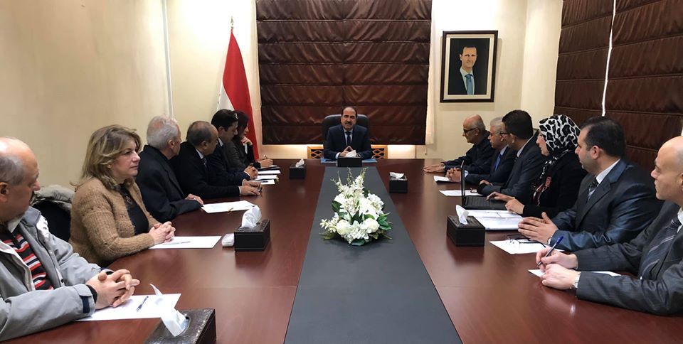 الوزير حمود يترأس اجتماع مجلس إدارة المؤسسة العامة للخطوط الحديدية السورية